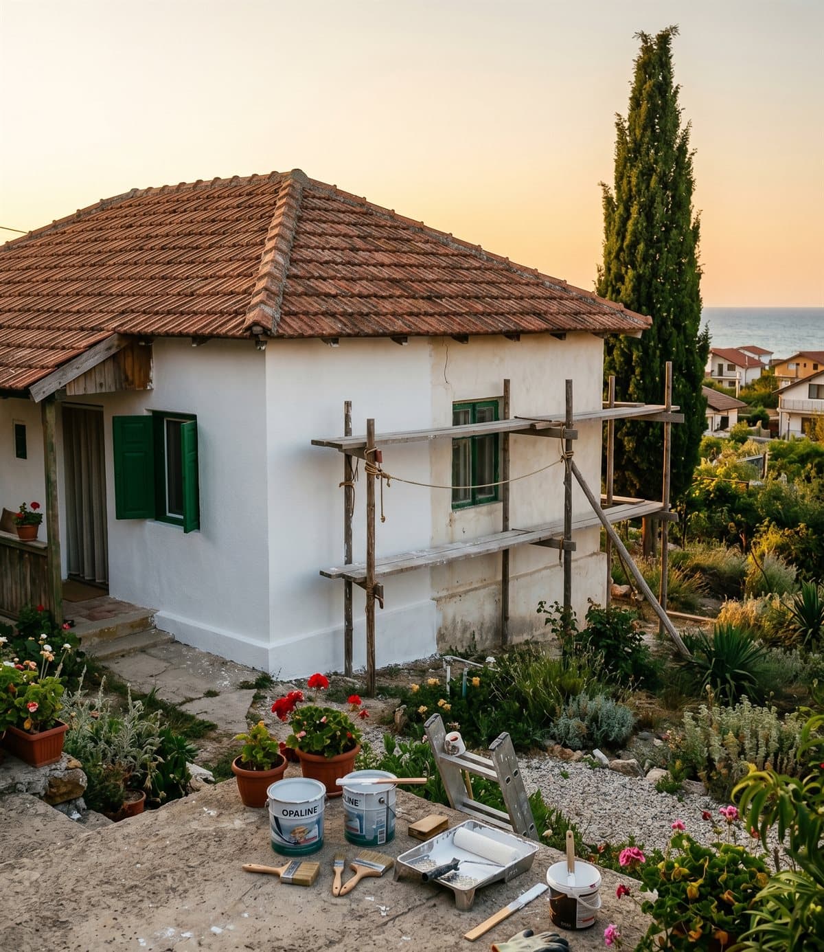 Renovare casă cu curte în Eforie Nord